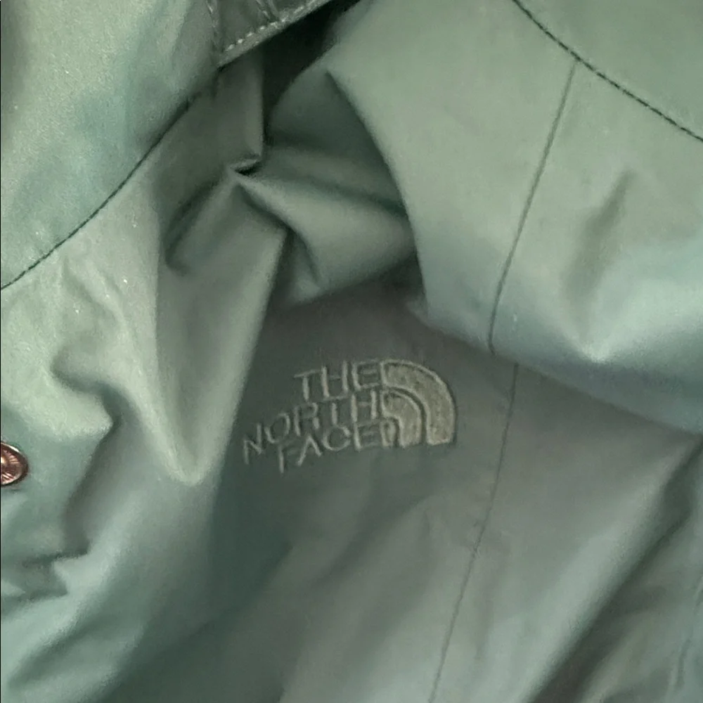 The North Face Women's Dark Teal Trench Rain Jacket - Picture 3 of 5